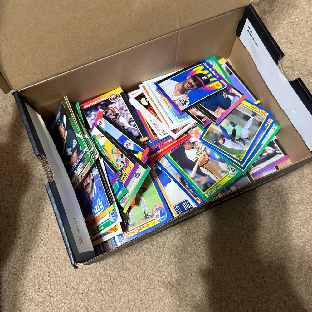 Assorted Baseball Trading Cards Collection